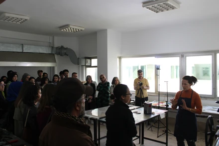 Elena SMYRNIOTIS tarafından "Mono Baskı" workshopu gerçekleştirildi